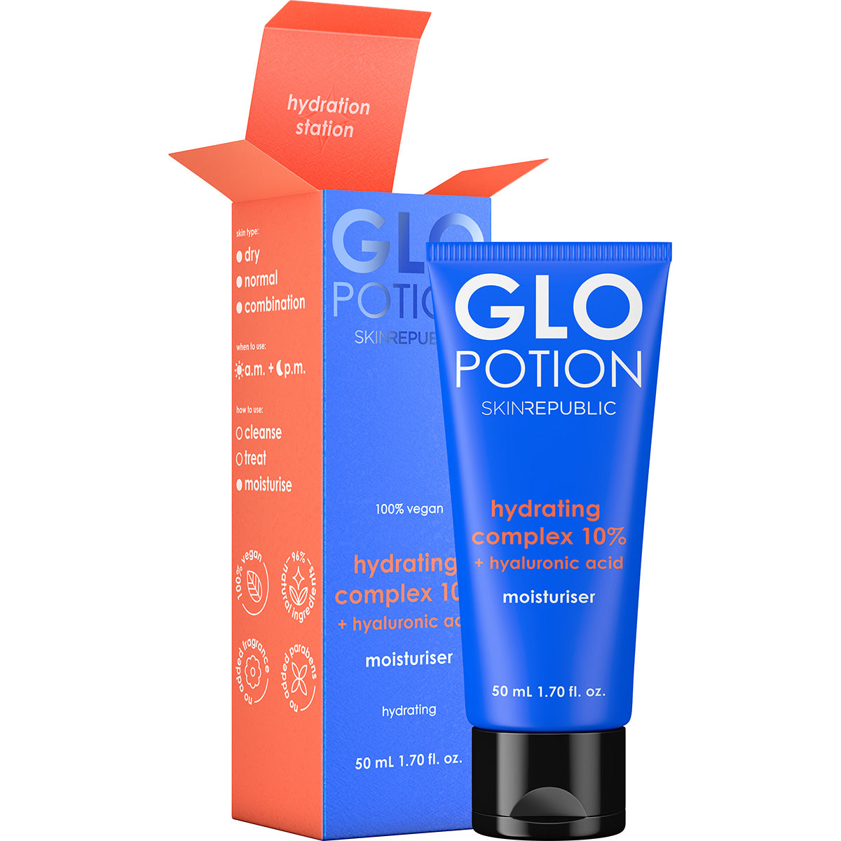 Hydrating Complex 10% Moisturiser | Hyaluronic Acid | GloPotion SA