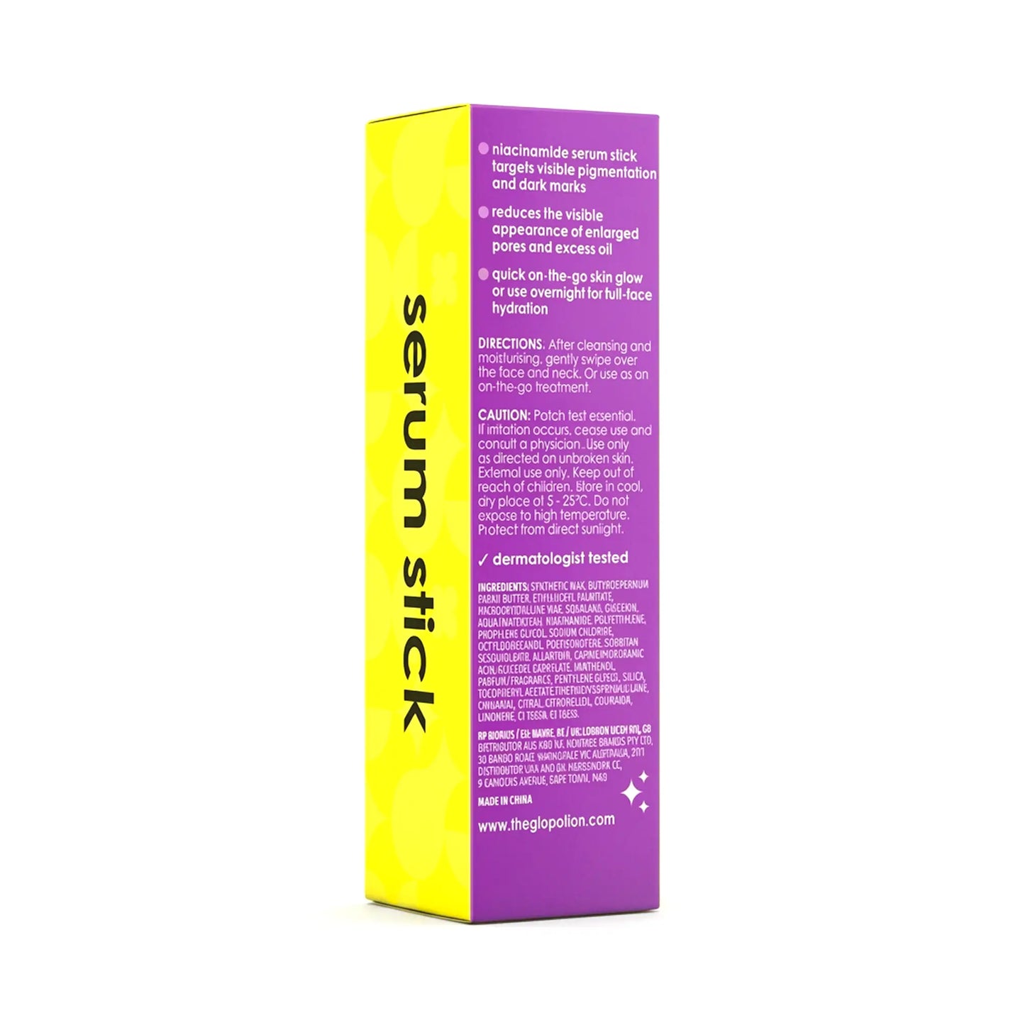 niacinamide 8% serum stick