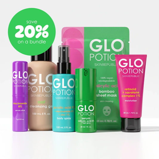Clear Skin Face + Body Bundle (6 Products)