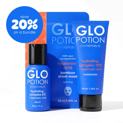 GloPotion Glass Skin Essentials Bundle - hydrating and brightening skin care set