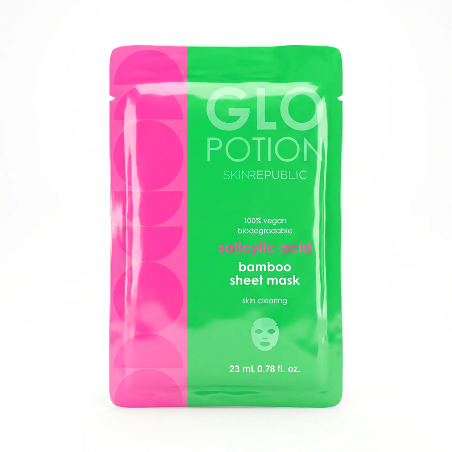 Salicylic acid bamboo sheet mask
