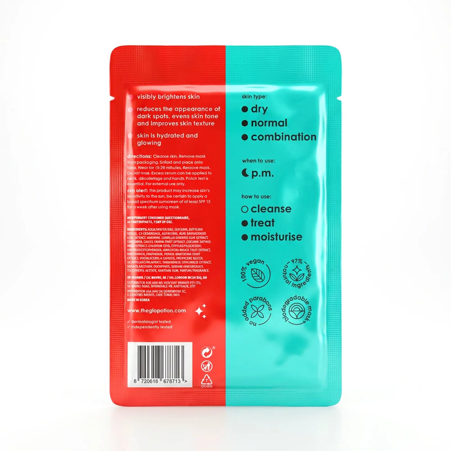 vitamin C bamboo sheet mask