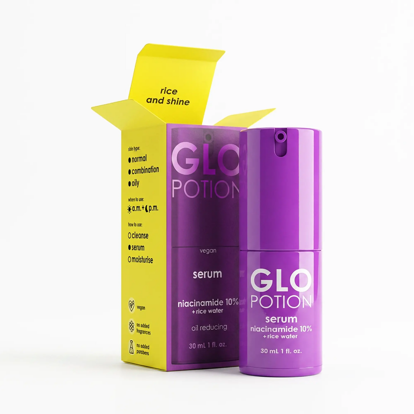 Niacinamide 10% + rice water serum